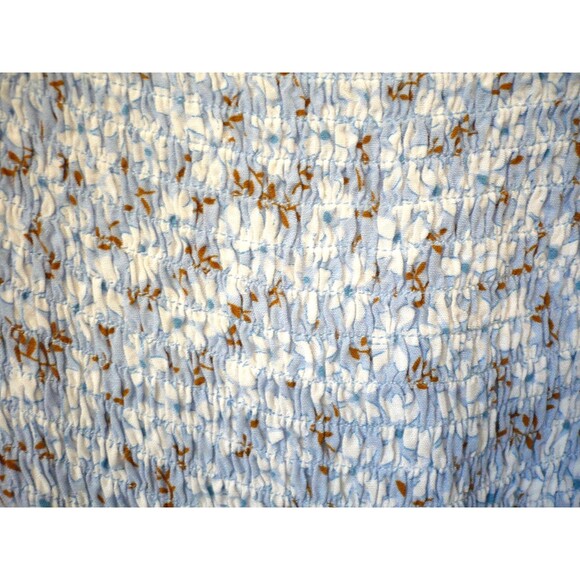 Aakkaa Smocked Tube Maxi Floral Dress S Cottagecore Garden Girl Boho Cowgirl - Picture 3 of 15